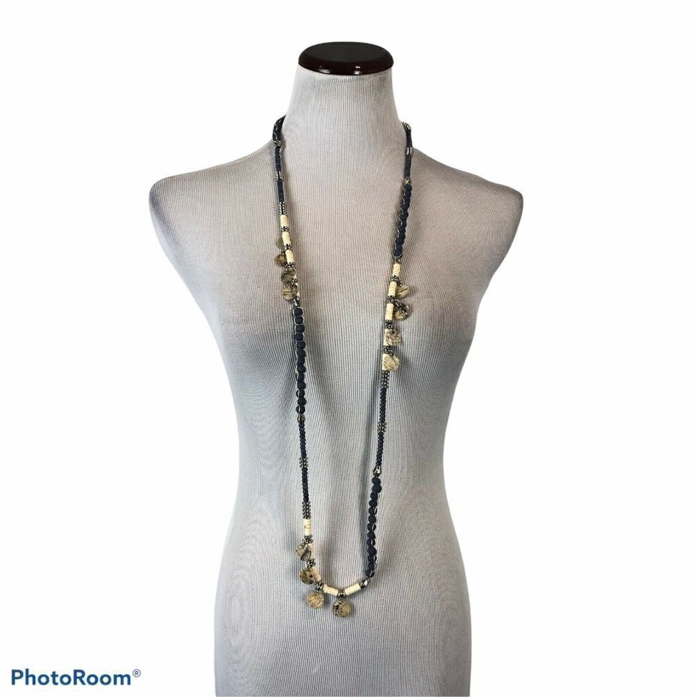 Chico's Long Necklace 48" Utopia Single Strand - Picture 3 of 8